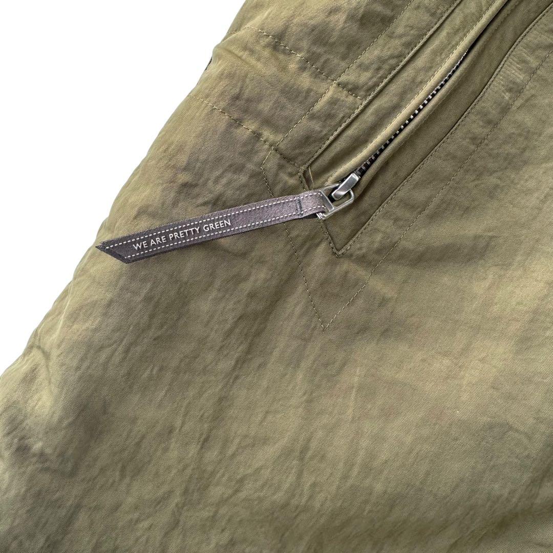 Pretty Green ナイロンフーデッドジャケット oasis ミリタリー