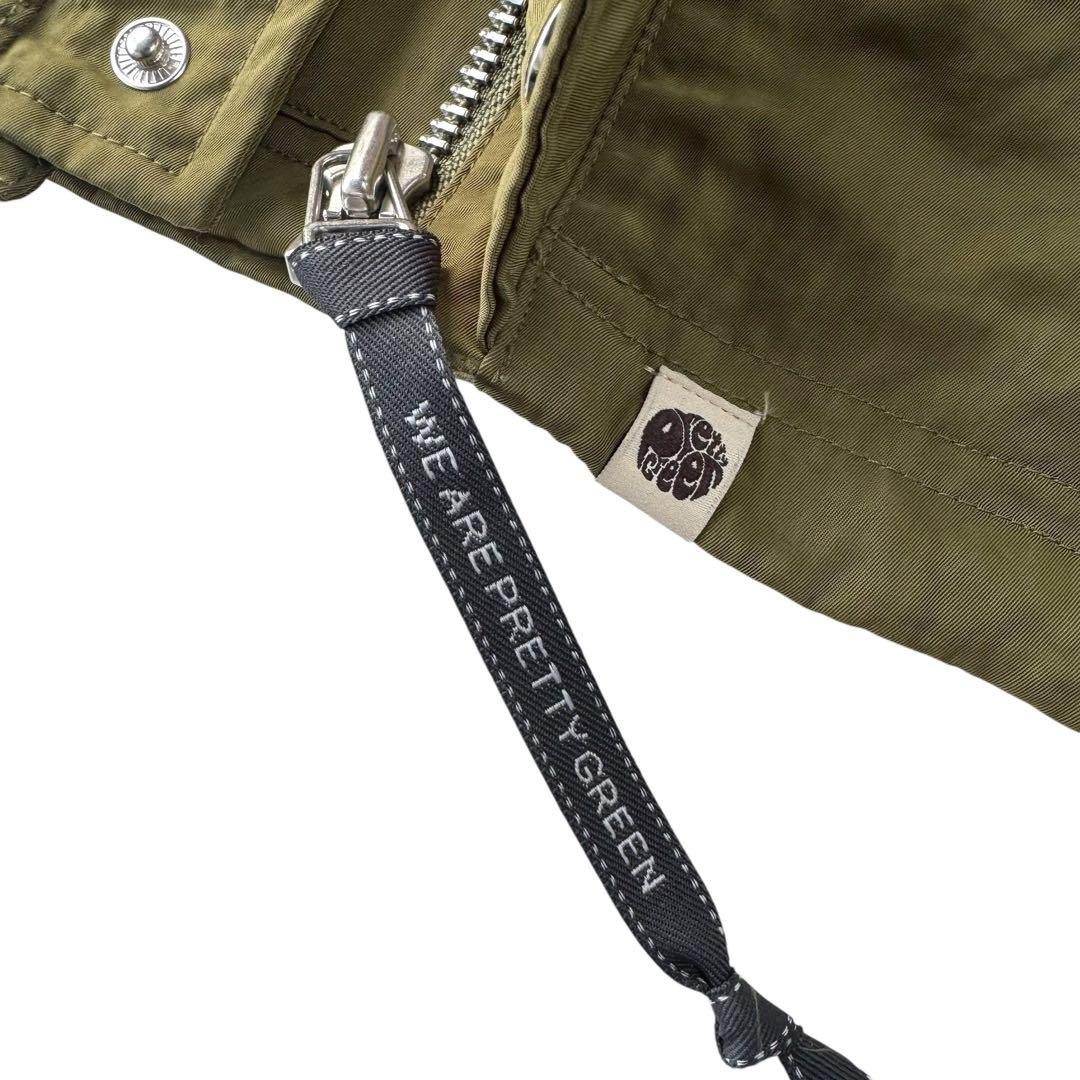 Pretty Green ナイロンフーデッドジャケット oasis ミリタリー