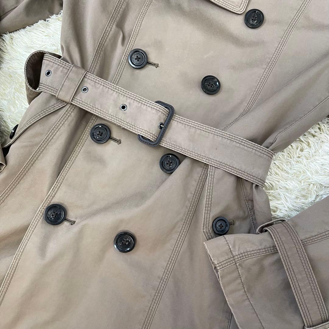 【RU375✨】バーバリーブラックレーベルメンズトレンチコート春秋ノヴァ渋