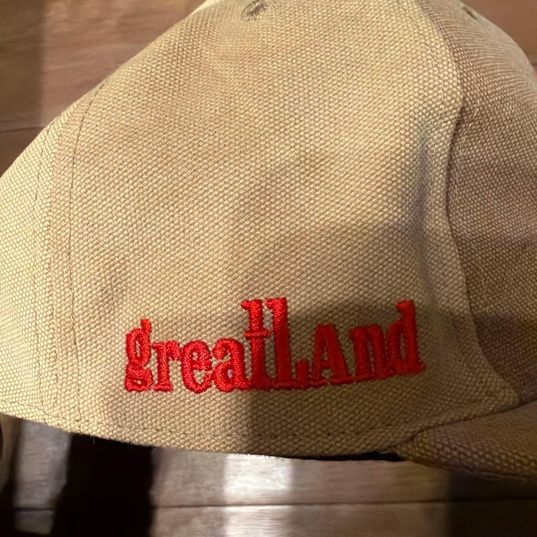 greatLAnd original x Nvclean 刺繍キャップ