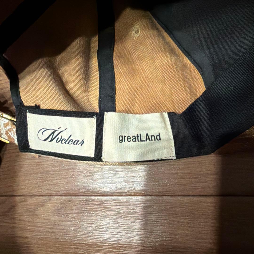 greatLAnd original x Nvclean 刺繍キャップ