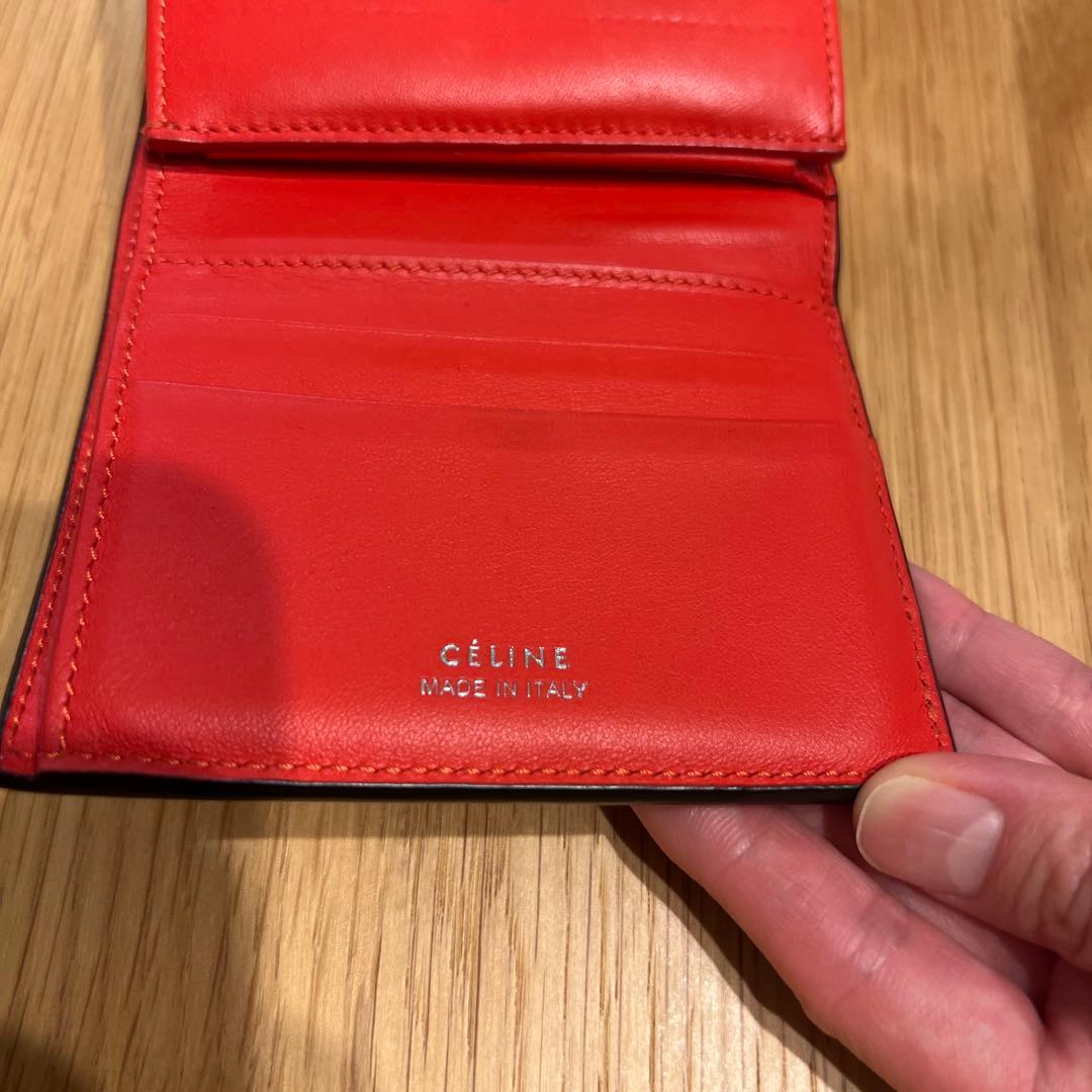 【売り切れ御免！】CELINE 三つ折り財布 グレー