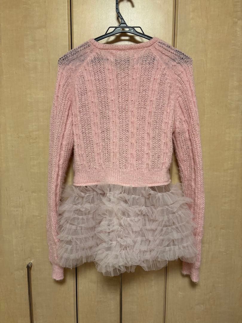 ハニーミーハニー　チュールペプラムカーディガン