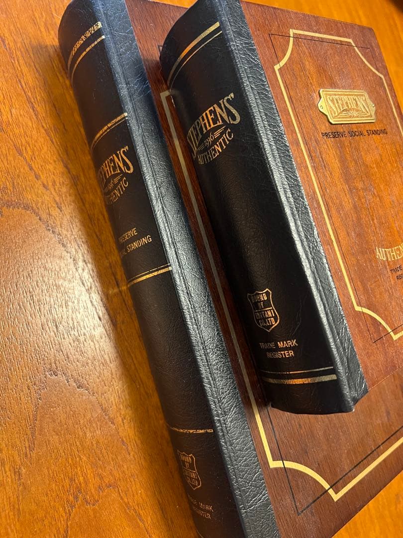 STEPHENS 1936 Authentic ブック型収納ケース　2個セット