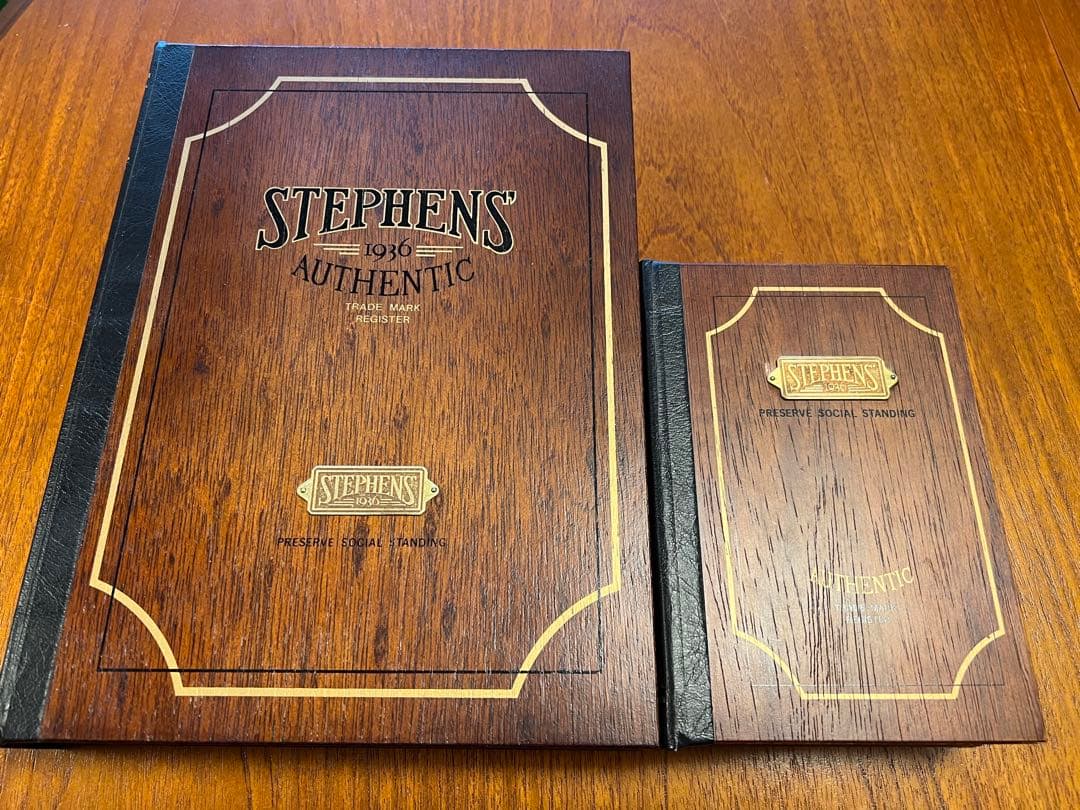 STEPHENS 1936 Authentic ブック型収納ケース　2個セット