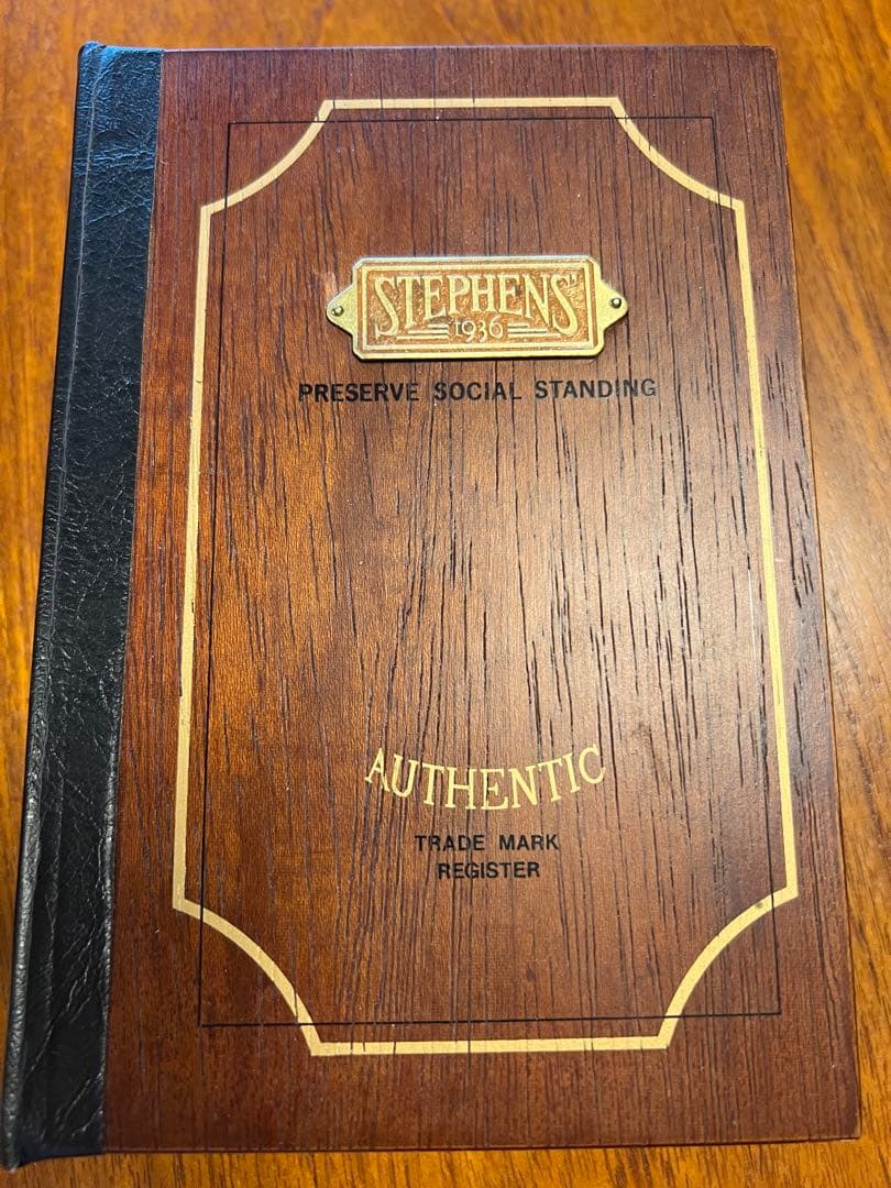 STEPHENS 1936 Authentic ブック型収納ケース　2個セット