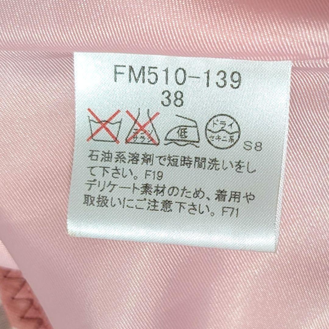 【美品】 バーバリーブルーレーベル　ピンク ノバチェックワンピース　38