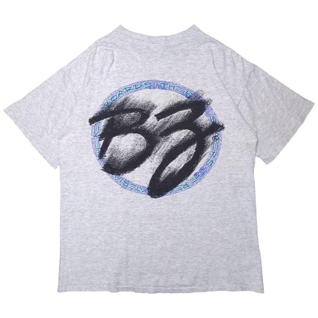 USA製90sMILLERビッグプリントTシャツ　オールドサーフシングルステッチ