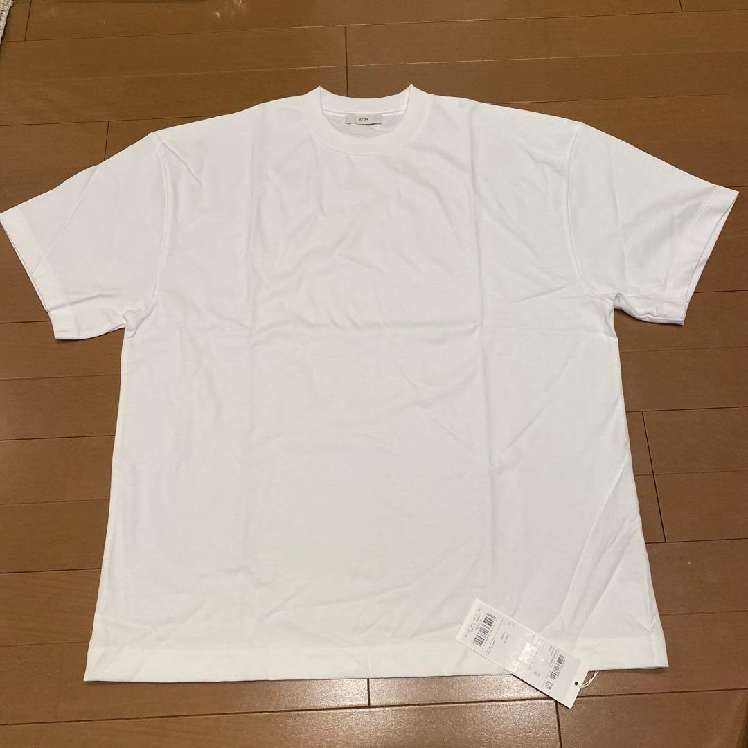 【約50%OFF】ATON Tシャツ ゆったり 白