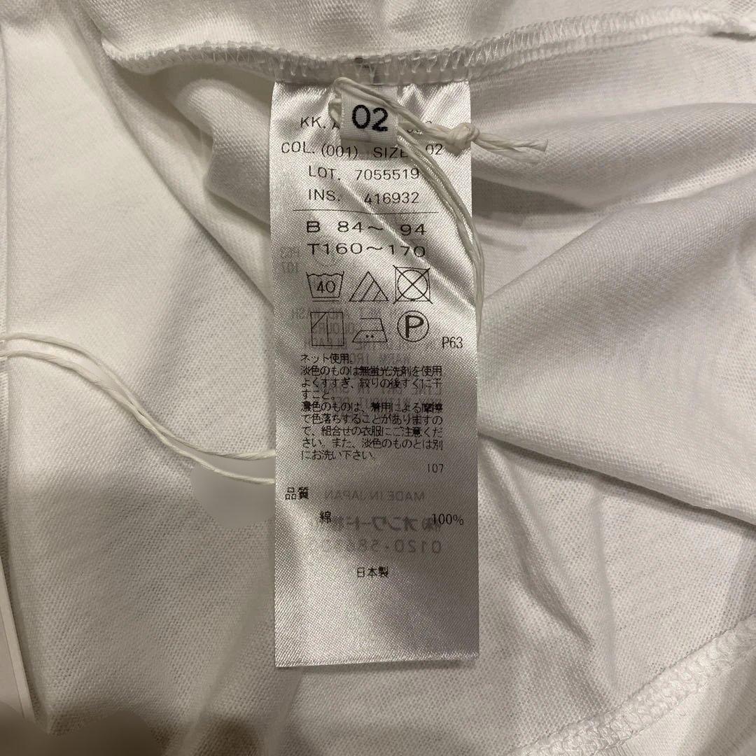 【約50%OFF】ATON Tシャツ ゆったり 白