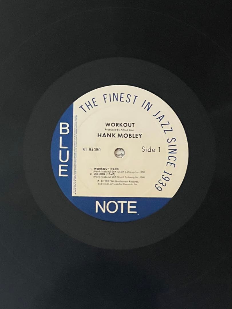 HANK MOBLEY WORKOUT レコード