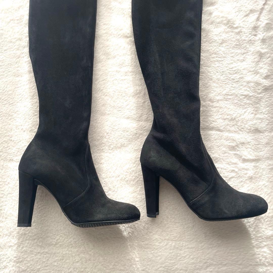 極美品✨ Stuart Weitzman ニーハイ ブーツ 黒 35.5