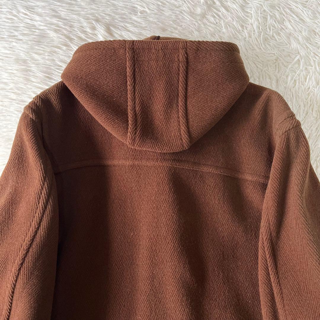 【美品】Kent ケント　ヘリンボーン　ウールロングダッフルコート