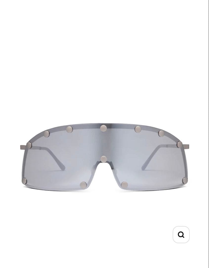 rickowens サングラス eyewear shielding シルバー