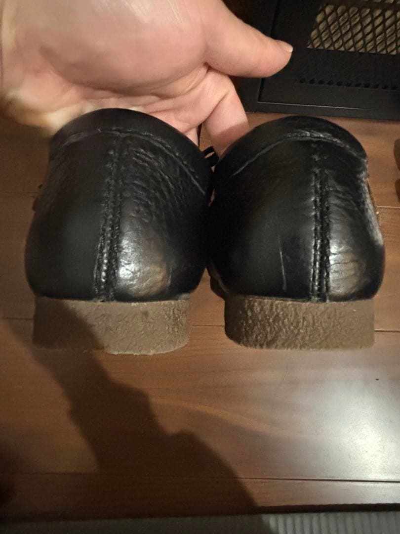 clarks クラークス　レザーモカシン　シューズ