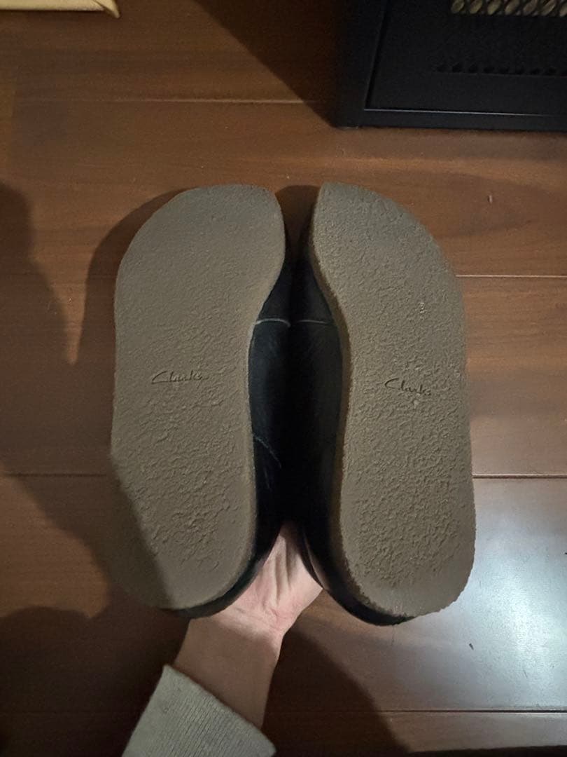 clarks クラークス　レザーモカシン　シューズ