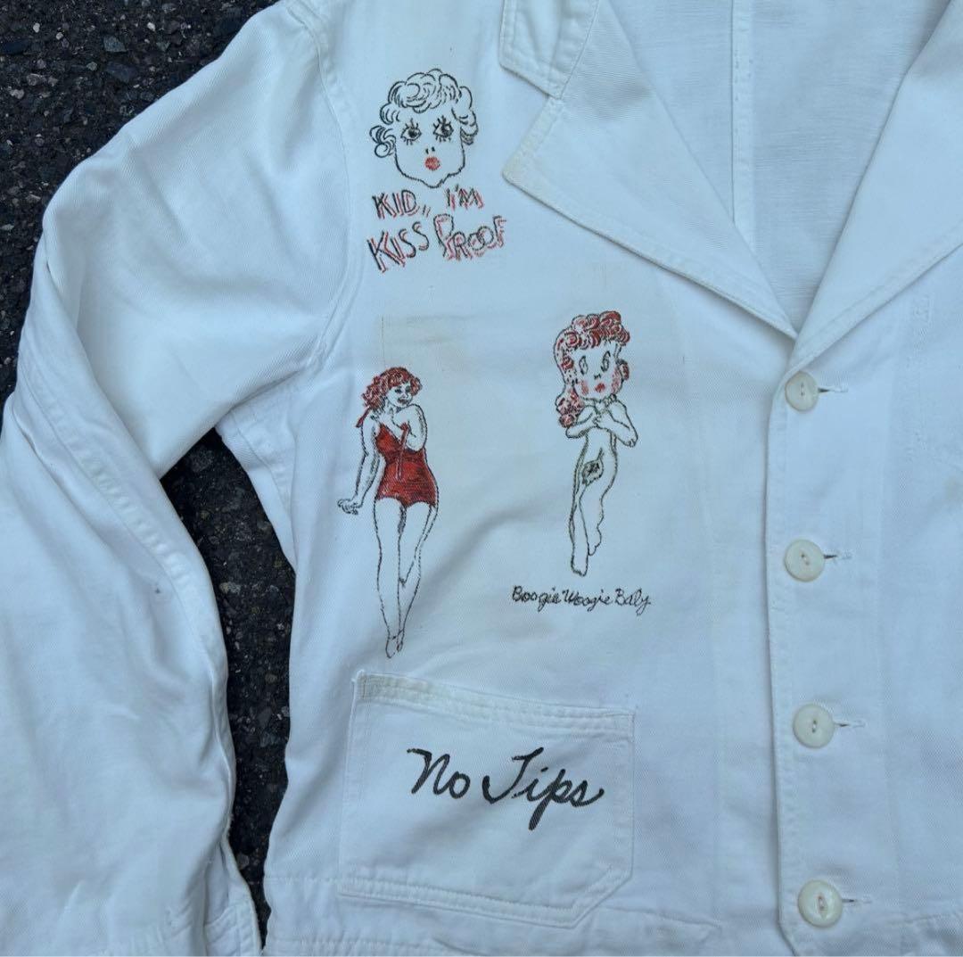 40s 50s エンジニアジャケット カバーオール vintage