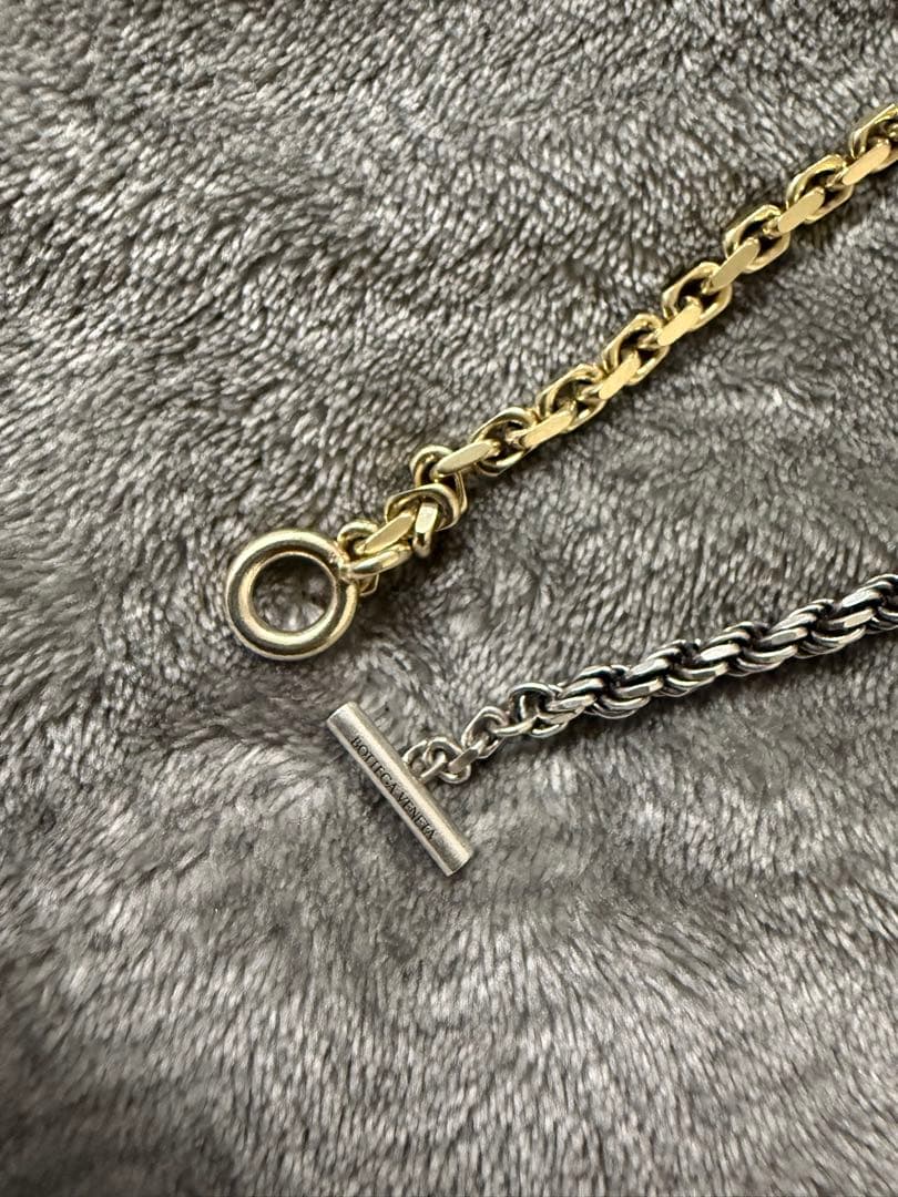 BOTTEGA VENETA☆ネックレス　ブレスレット シルバー ゴールド　M