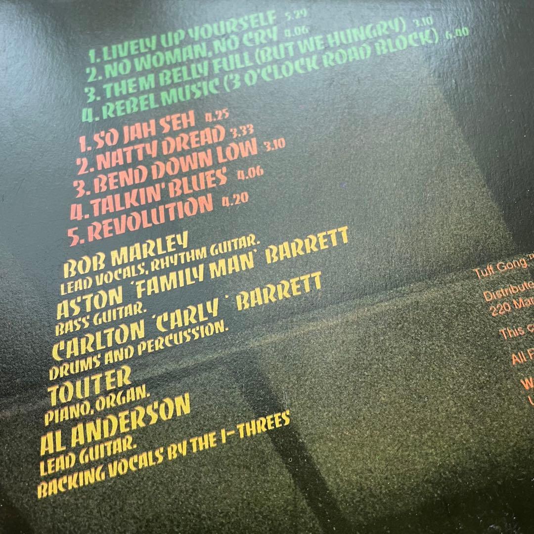 洋楽 Bob Marley & The Wailers / Natty Dread