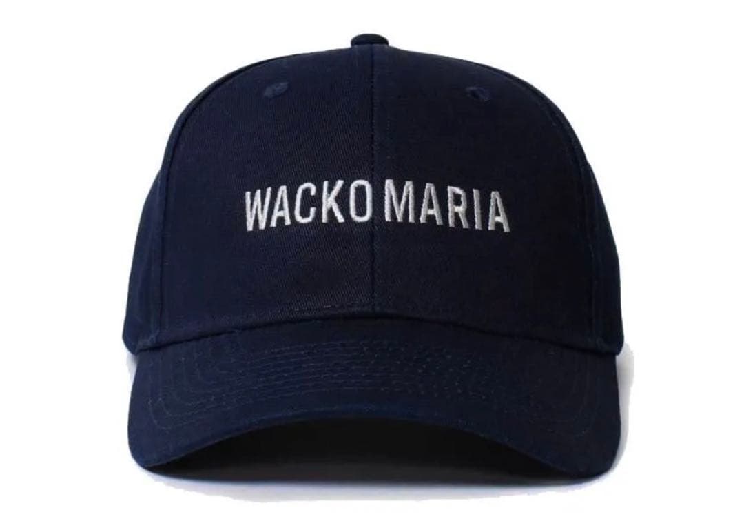 ネイビー 6 PANEL CAP ワコマリア 帽子 キャップ アクセサリー