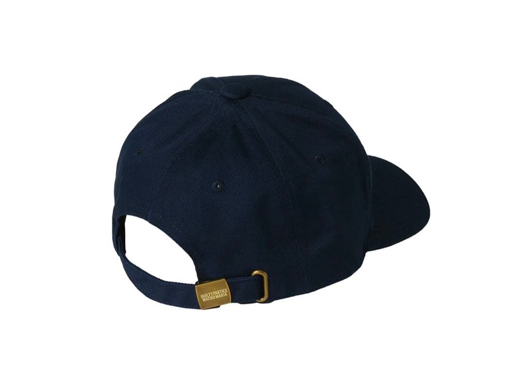 ネイビー 6 PANEL CAP ワコマリア 帽子 キャップ アクセサリー