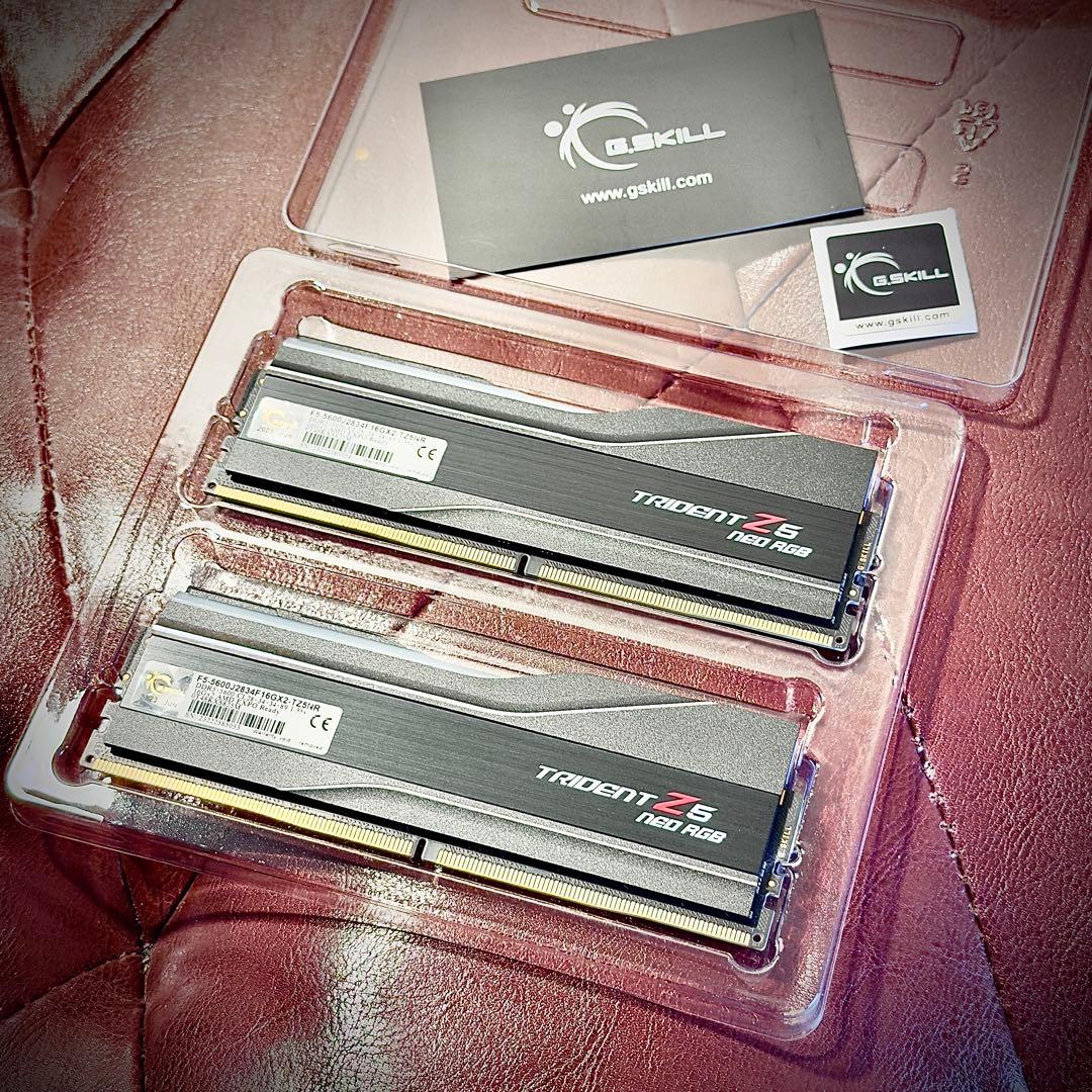 G.Skill DDR5-5600 CL28 32GB【超低レイテンシ選別品】