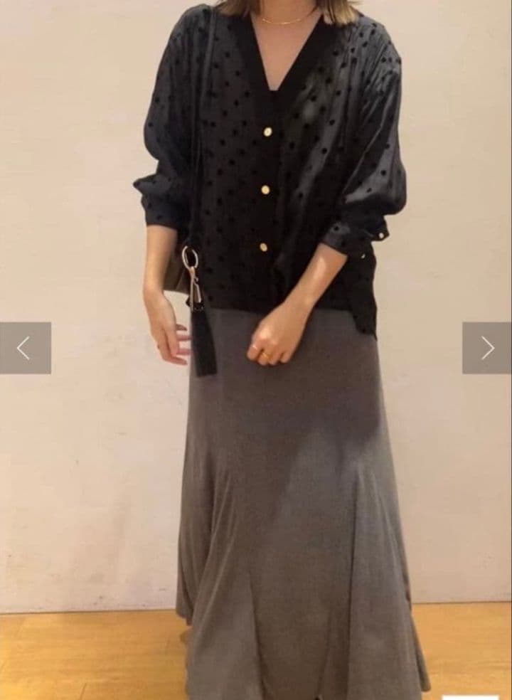 【新品】COLLAGE GALLARDAGALANTE　カーディガン　水玉
