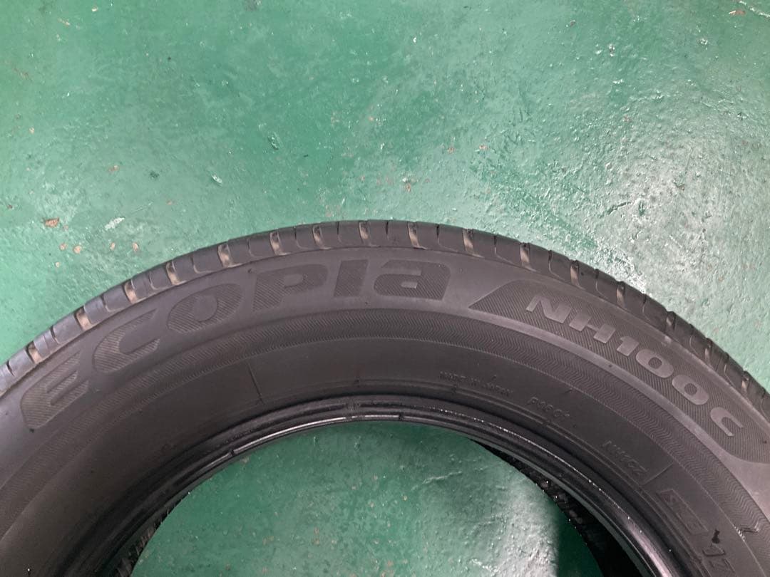 【送料無料】ブリヂストン　エコピアNH100C 175/70R14 中古4本