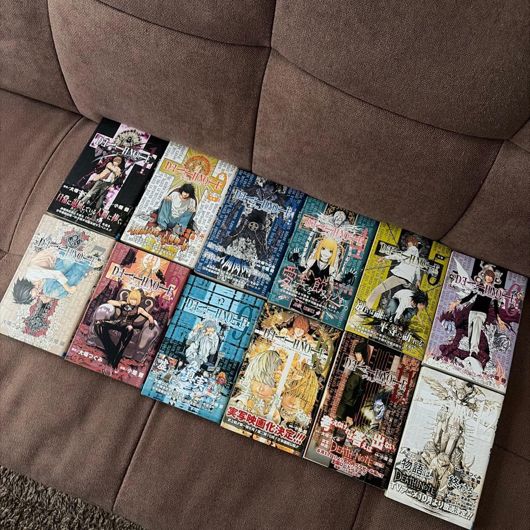 DEATH NOTE 1〜12巻セット　1巻14刷　2〜12巻初版　中古品　全巻