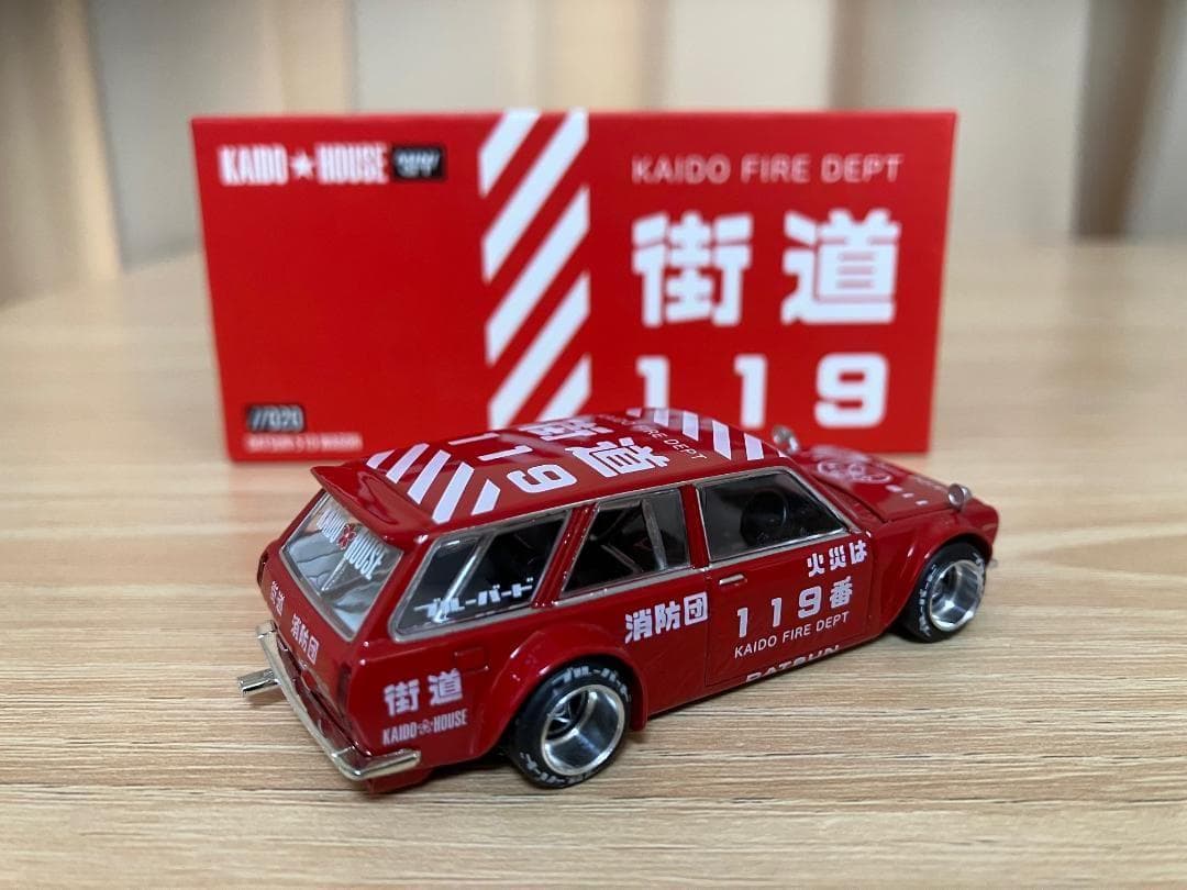 ミニカー kaido house 510 wagon fire V1 KHMG020