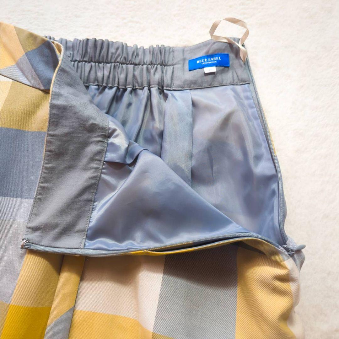 BLUE LABEL CRESTBRIDGE ロング フレアスカート チェック