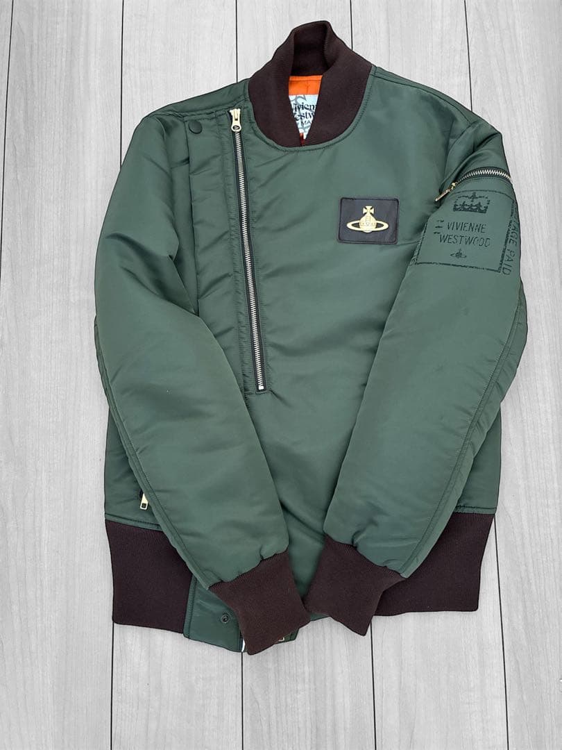 VIVIENNE WESTWOOD MA-1 フライトジャケット グリーン 緑