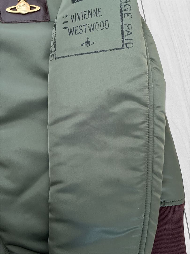 VIVIENNE WESTWOOD MA-1 フライトジャケット グリーン 緑