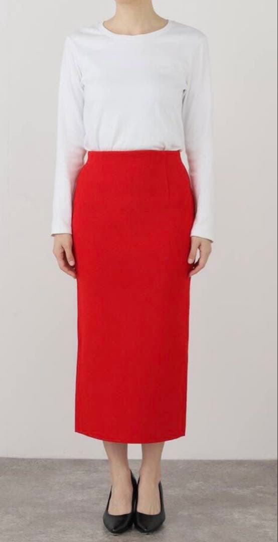 【AURALEE】HEAVY MILANO RIB KNIT SKIRT