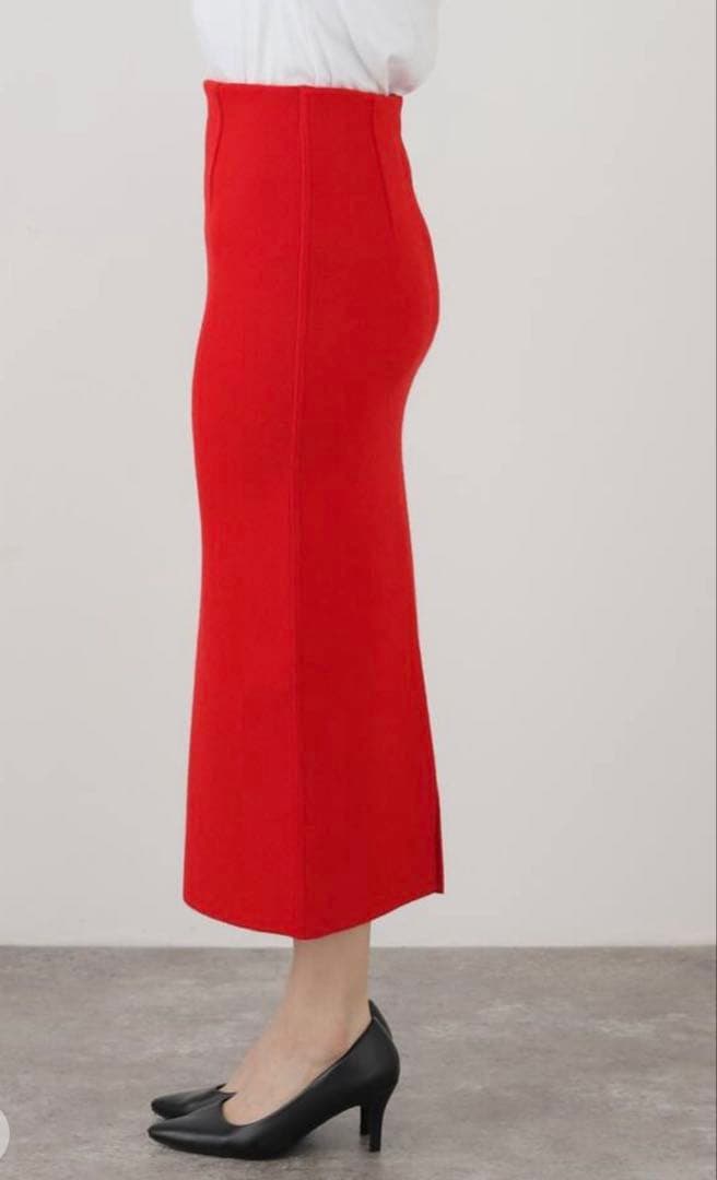 【AURALEE】HEAVY MILANO RIB KNIT SKIRT