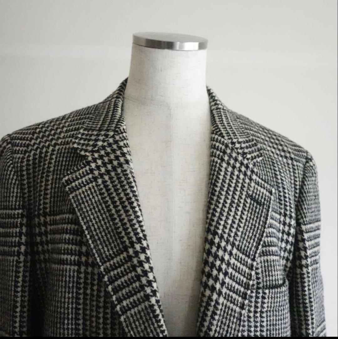1980s Harris Tweed グレンチェック　テーラードジャケット