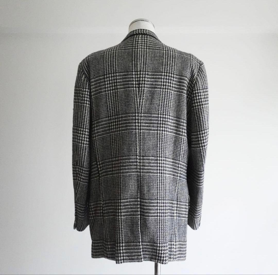 1980s Harris Tweed グレンチェック　テーラードジャケット