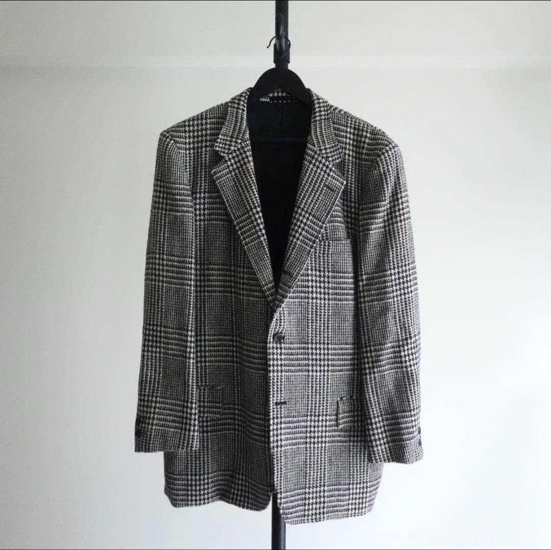 1980s Harris Tweed グレンチェック　テーラードジャケット