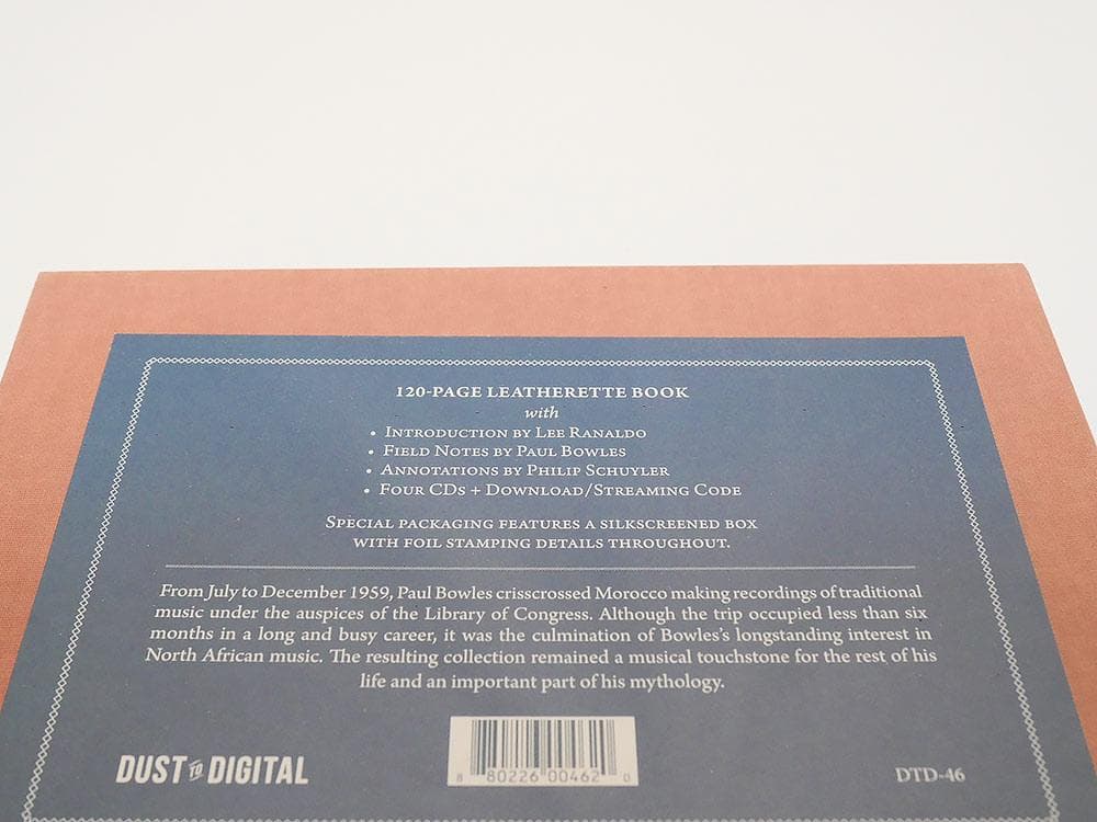 【新品】Paul Bowles/Music of Morocco 4CD+