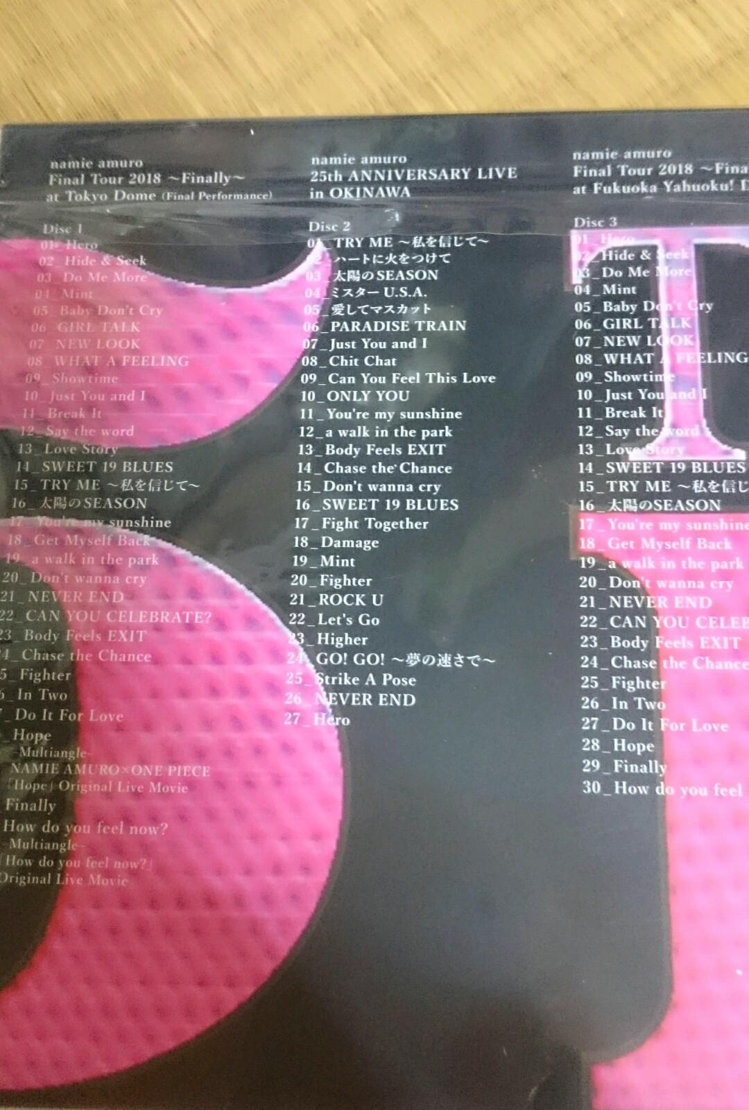 新品未開封安室奈美恵福岡Blu-ray