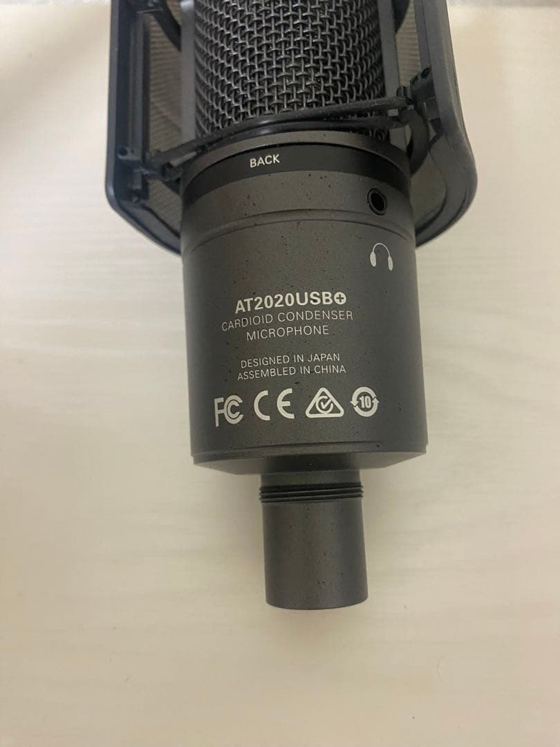 audio-technica at2020USB マイク　4点セット