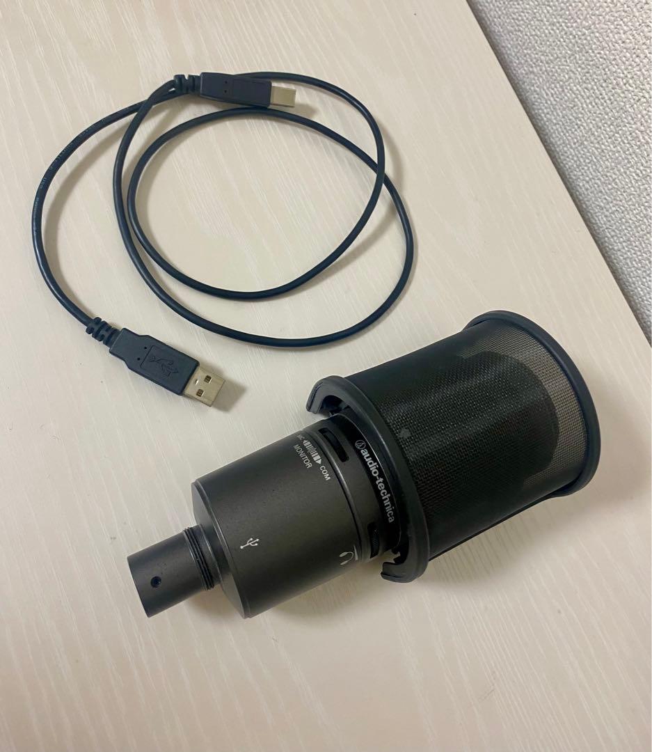 audio-technica at2020USB マイク　4点セット