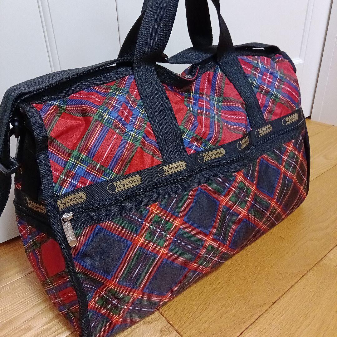 Lesportsac ボストンバッグ タータンチェック　完売品