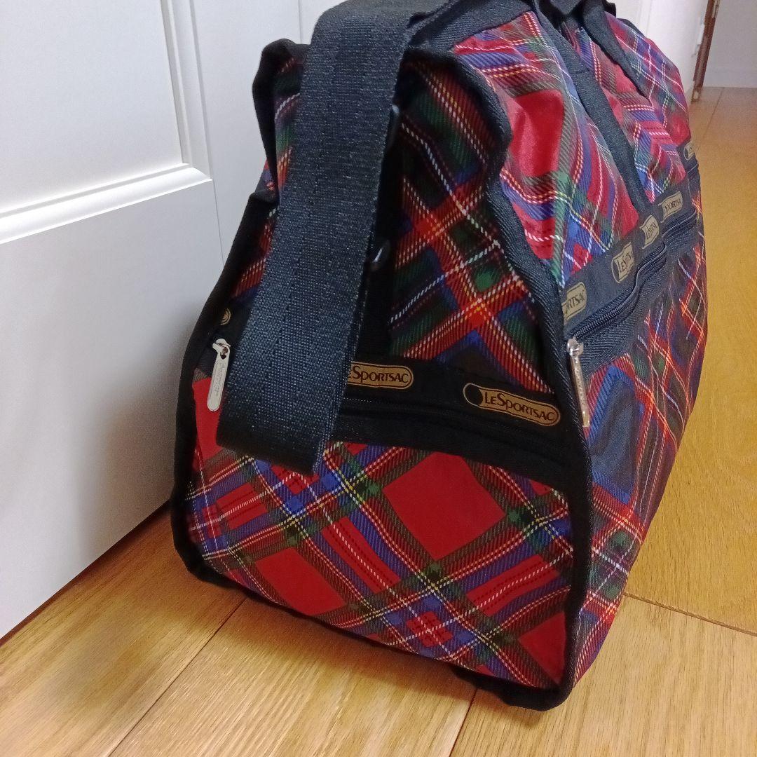 Lesportsac ボストンバッグ タータンチェック　完売品