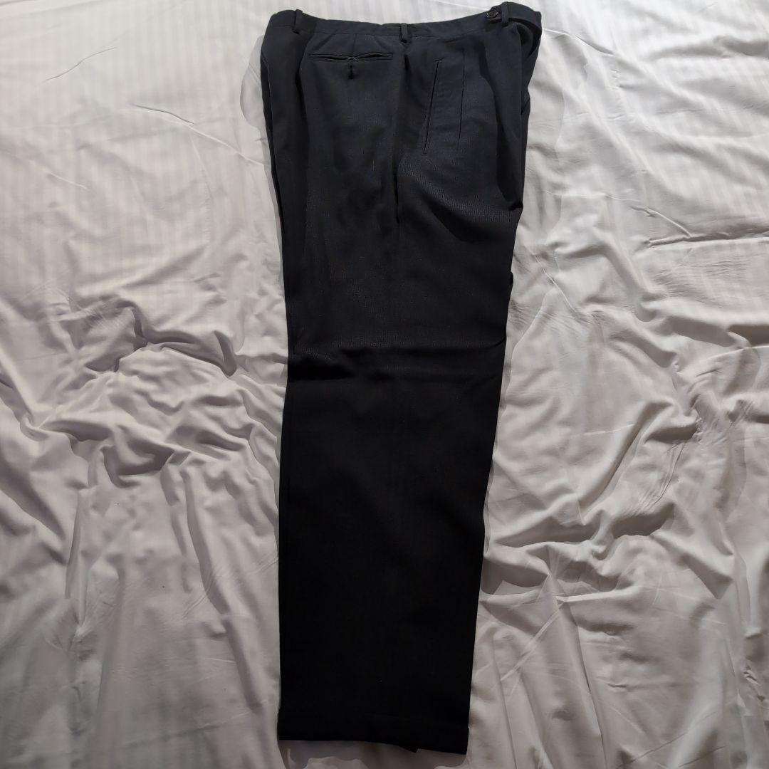 p*e様 【美品】ジョルジオアルマーニ　セットアップ　ウール シルク混　総裏　黒