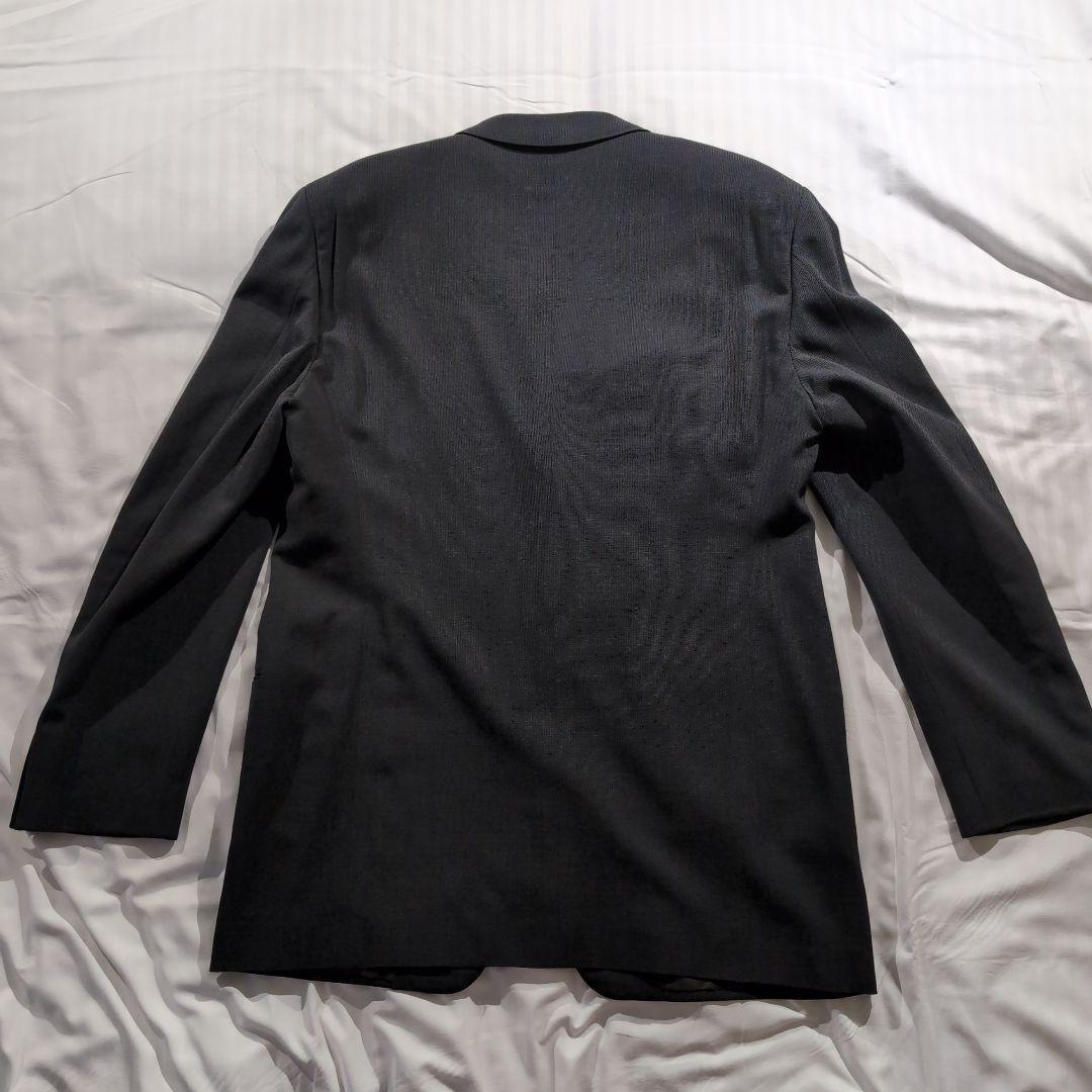 p*e様 【美品】ジョルジオアルマーニ　セットアップ　ウール シルク混　総裏　黒