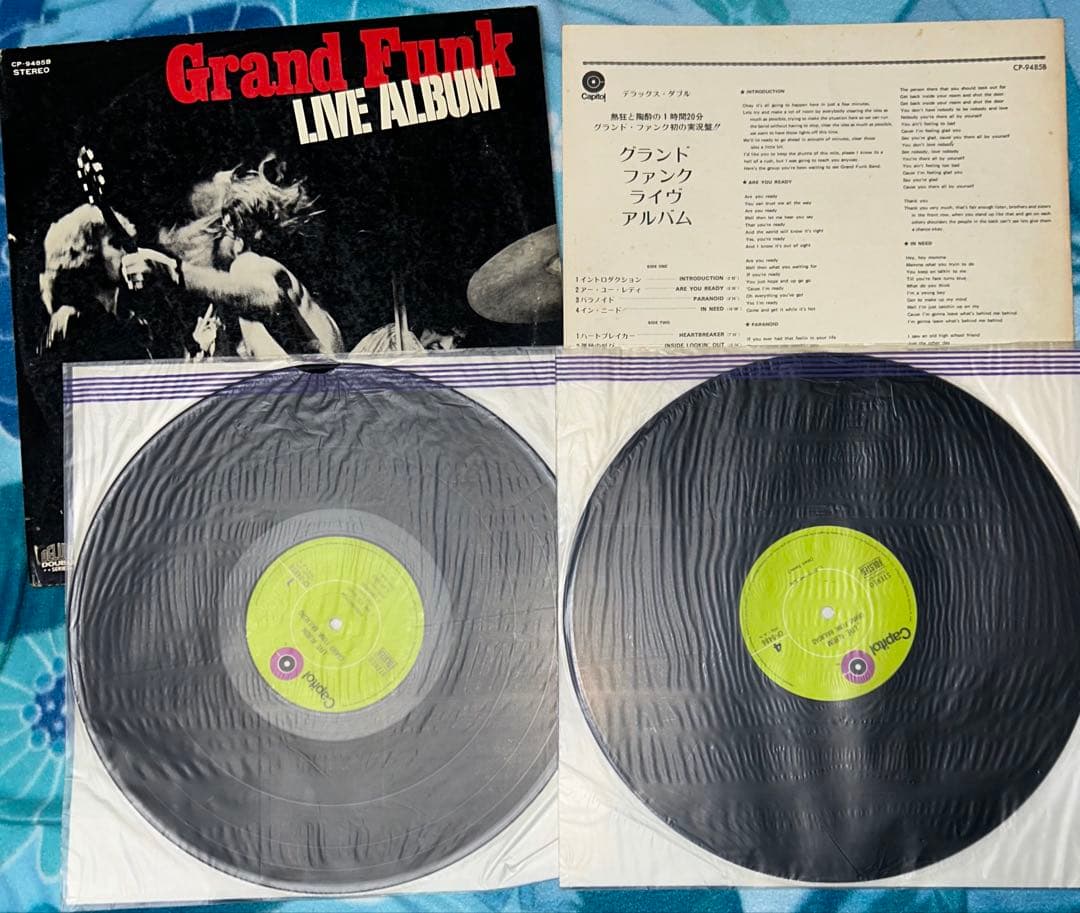 GRAND FUNK RAILROAD レコード　6枚セット