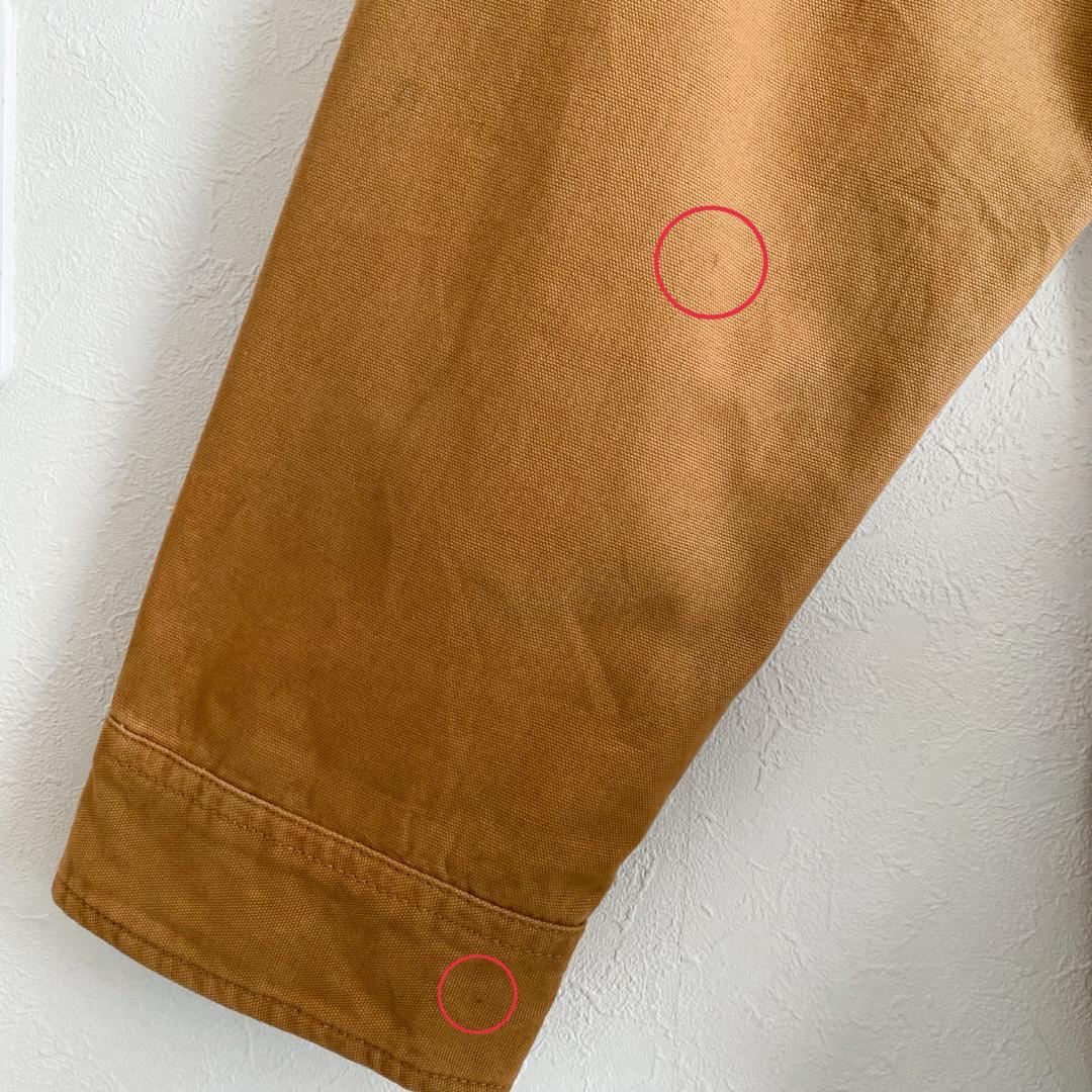 【ランズエンド】ハンティングジャケット カバーオール 中綿 キャメル 2XL