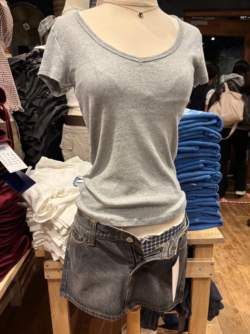 Brandy Melville チェック柄トップス ショーツ セットアップ 新品