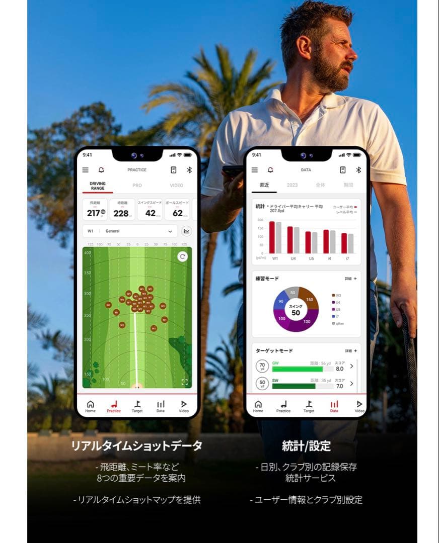 swing caddie SC4 本体、ケース、プレート、リモコン